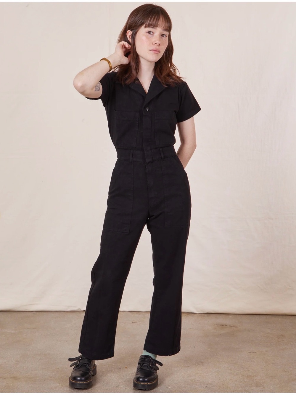 Black Big Bud Press Jumpsuit - small petite